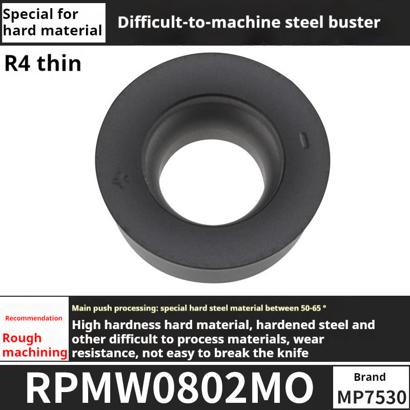 2036-CNC milling inserts, RPMW carbide R5 machining center, R4 milling machine, R6 milling inserts, RPMT round cutter cutters Shandong Denso Pricision Tools Co.,Ltd.